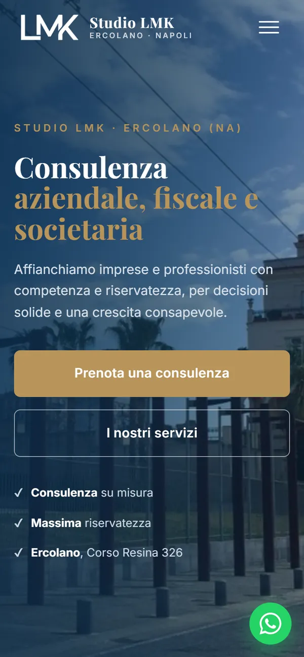 Sito di uno studio di consulenza